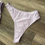 We Wore What  bikini set with V-Shape bottoms and triangle top Photo 6