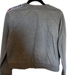 Vans  grey long sleeve cropped sweatshirt size medium Photo 2