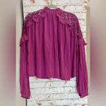 Free People Magenta Lace Blouse Photo 1