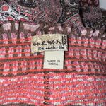 One World Boho Paisley Off Shoulder Smocked Tunic Top Hippie Festival No Size Photo 1