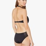 Kenneth Cole  Reaction Black Striped One-Piece Swimsuit Photo 3