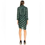 Veronica Beard 692  Sierra Dress - Green Silver Color Green Blue Silver Size 8 Photo 3