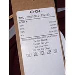 Brand New OGL Light Cotton Ribbed Umbrella Viscose Maxi Skirt Women's Size L Purple Size M Photo 3