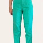 American Vintage Jackpot Jeans deadstock 80s vintage teal high waist straight leg mom jeans - 28" Photo 2