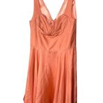Guess  By Marciano Size M Bustier Front Satin Mini Dress Pastel Peach Cocktail Photo 0