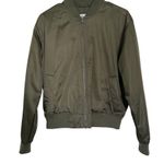 Hollister Olive Green Bomber Utility Retro Jacket Size Small Photo 2