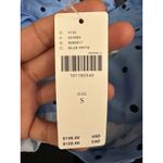 Anthropologie Maeve Cap Sleeve Button Front Romper Size Small Blue Photo 7