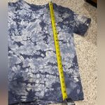 Ivory Ella blue crystallized elephant tie dye short sleeve shirt S Photo 8