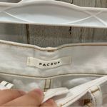 PacSun NWT  Jean White High Rise Distressed Boy Shorts Photo 5