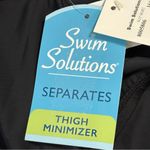 Swim Solutions Women’s Slit Swim Skirt Black Size 16 Photo 5