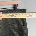 Paige Anthropologie Sutton Ultra High-Rise Corduroy Pants Olive Green Size 31 Photo 9