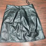 BuddyLove NWT Buddy Love Black Vegan Leather Carli Mini Skirt Photo 2