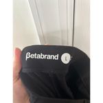 Betabrand  Black Straight Leg Interior Short Liner Yoga Dress Pants Photo 4
