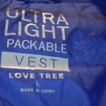 Blue Puffer Vest Size L Photo 2