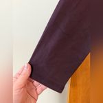 Lands' End  Dress Plum Purple Long Sleeve Side Tie Belt Boat Neck NWT Medium 10-12 Photo 2