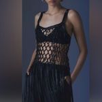 Urban Outfitters NWT  Festival Ribbon Bow Fringe Top in Cream Photo 4