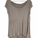 American Eagle  Y2K Metallic Peasant Short Sleeve Photo 0