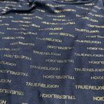 True Religion Top Womens Size S Navy Gold All Over Print Long Sleeve Photo 2