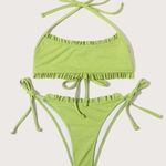 ASOS Rib Drill Halted Bikini  Photo 0