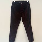 DL1961 Pants Burgundy Velvet Hight Rise Ankle Skinny Instasculpt Size 30 2421 Photo 3
