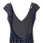 Lovers + Friends  Bahama Mama Black Sequin Scoop Back Mini Dress medium Photo 8