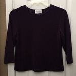 Fred David FINAL MARKDOWN Shimmery  petite top large Photo 0