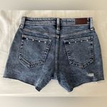 Hollister  Studded Acid Wash Button Fly Distressed High-Rise Shorts Y2K Size 25 Photo 2