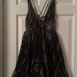 Urban Outfitters XS star embroidered strappy flowy mini dress Photo 0