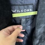 wilson's leather Wilson's Black Vintage Suede Leather Jacket Sz L Photo 5