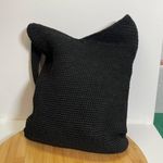 The Sak Black Crochet Purse Bucket Shoulder Bag Magnetic Snap Close Zip Pockets Photo 1