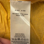 Maeve  Anthropologie NWT Boswell Peasant‎ Blouse Mustard Yellow Size 4 Photo 7