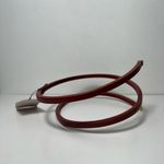 Bottega Veneta Snake Wrap Around Rust Leather Belt Photo 6