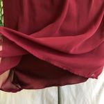 Banana Republic burgundy A-line Dress Photo 4