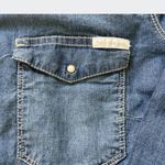 Calvin Klein  Jeans Blue Long Sleeves Button Down Chest Pockets Denim Shirt‎ M Photo 2