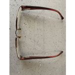 MIZYAKE Japan 4911 Brown Burgundy Red Half Rim Eyeglasses Frames ONLY Photo 1