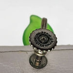 HP! Vintage West Germany White Daisy Screw On Earrings Yellow Photo 4