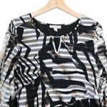 Dana Buchman  Womens L Shark Bite Pullover Blouse Photo 2