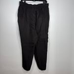 Jenni Kayne  Rio Trouser Black Cupro Pull On Pants Elastic Waist Women’s XXL Photo 1