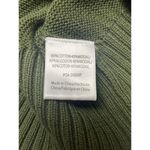 Modcloth  Olive Green Knit Puff Short Sleeve Sweater Light Purple Ribbon- Medium Photo 11