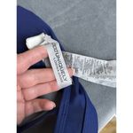 Lorna Jane New Uniquely Bikini Top Size Small Padded Navy Blue Crochet Smiley Photo 7