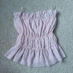 Nordstrom Preppy pink sparkly tube top Photo 3