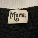 Show Me Your Mumu Black Satin Leather Like Pattern Sleeveless Shift Dress Photo 1