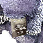 Heartloom  sizs XS blue cold shoulder‎ blouse crochet trim detail v neck Photo 4