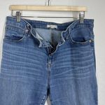 Madewell 33P Curvy High Rise Skinny Crop Jeans Distressed Denim Photo 1