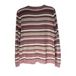 Alfred Dunner  Petite Cardigan Top Set Striped Acrylic Knit Sweater PM Photo 4