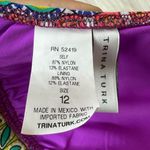Trina Turk Folkloric Festival Halter Tie Back Bikini Top Size 12 Photo 5