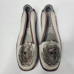 L'ARTISTE Shoes Spring Step DEZI Natural Flats Leather Slip On Flower Bow EU 42 Brown Size 10.5 Photo 4