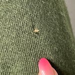 ZARA Striped Lightweight Long Sleeve Sweater Green and White Size Small Photo 3