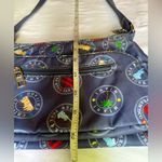Bueno  Blue/Gray Perfect Travel Crossbody Bag with USA State Symbols Photo 9