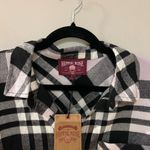 Hippie Rose  Plaid Button Up Top NWT Photo 2